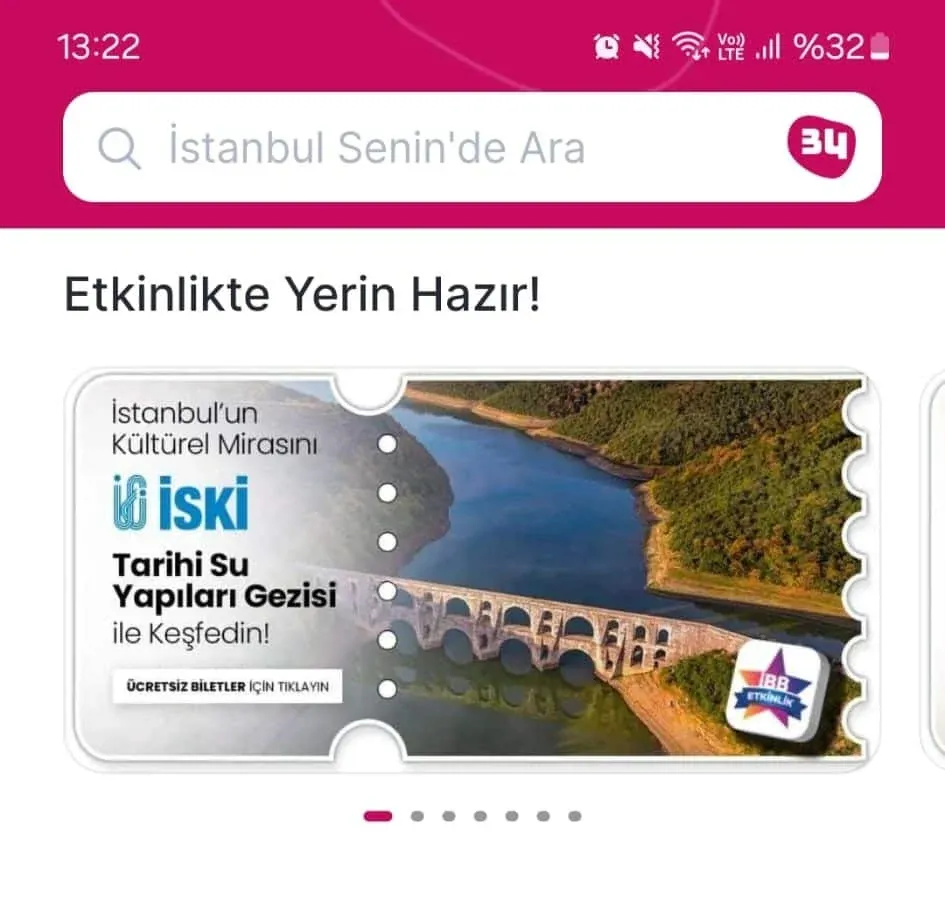 Tarihi Su Yapıları Gezileri İstanbul Senin Uygulamasında